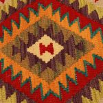 Kilim díszpárna 45x45 kézi szövésű párnahuzat