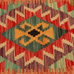 Kilim díszpárna 45x45 kézi szövésű párnahuzat