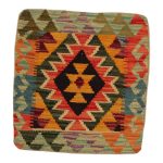 Kilim díszpárna 45x45 kézi szövésű párnahuzat