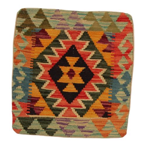 Kilim díszpárna 45x45 kézi szövésű párnahuzat