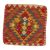 Kilim díszpárna 45x45 kézi szövésű párnahuzat