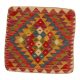 Kilim díszpárna 45x45 kézi szövésű párnahuzat