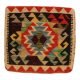 Kilim díszpárna 45x45 kézi szövésű párnahuzat