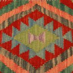 Kilim díszpárna 45x45 kézi szövésű párnahuzat