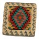Kilim díszpárna 45x45 kézi szövésű párnahuzat