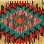 Kilim díszpárna 45x45 kézi szövésű párnahuzat