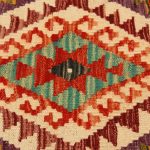 Kilim díszpárna 45x45 kézi szövésű párnahuzat