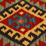 Kilim párna 45x45 kézi szövésű párnahuzat