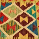 Kilim párna 45x45 kézi szövésű párnahuzat