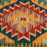 Kilim párna 45x45 kézi szövésű párnahuzat