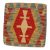 Kilim párna 45x45 kézi szövésű párnahuzat