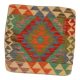 Kilim párnahuzat 45x45 kézi szövésű díszpárna
