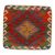 Kilim párnahuzat 45x45 kézi szövésű párna