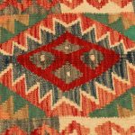 Afgán Kilim párnahuzat 45x45 kézi szövésű párna