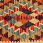 Afgán Kilim párnahuzat 45x45 kézi szövésű párna