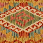 Afgán Kilim párnahuzat 45x45 kézi szövésű párna