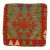 Afgán Kilim párnahuzat 45x45 kézi szövésű párna
