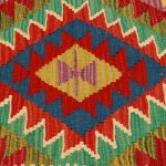 Keleti díszpárna 45x45 kézi szövésű Kelim párnahuzat