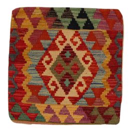 Kézi szövésű díszpáran 45x45 Kilim párnahuzat
