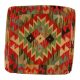 Kézi szövésű díszpáran 45x45 Kilim párnahuzat