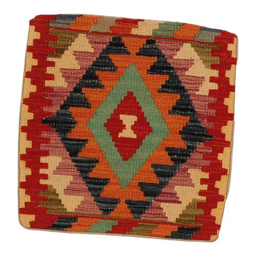 Kézi szövésű díszpáran 45x45 Kilim párnahuzat