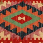 Kézi szövésű díszpáran 45x45 Kilim párnahuzat