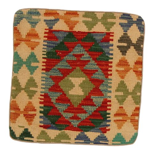 Kézi szövésű díszpáran 45x45 Kilim párnahuzat