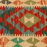 Kézi szövésű díszpáran 45x45 Kilim párnahuzat