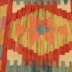 Kézi szövésű Kilim párnahuzat 45x45 afgán díszpárna
