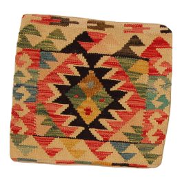 Kézi szövésű Kilim párnahuzat 45x45 afgán díszpárna