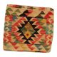 Kézi szövésű Kilim párnahuzat 45x45 afgán díszpárna