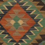 Afgán Kilim párnahuzat 45x45 kézi szövésű párna