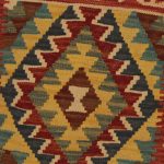 Afgán Kilim párnahuzat 45x45 kézi szövésű párna