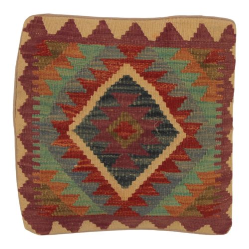 Kézi szövésű díszpáran 45x45 Kilim párnahuzat