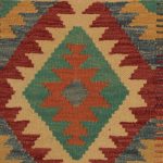 Kézi szövésű díszpáran 45x45 Kilim párnahuzat