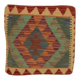 Kézi szövésű díszpáran 45x45 Kilim párnahuzat