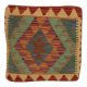 Kézi szövésű díszpáran 45x45 Kilim párnahuzat