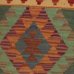 Kézi szövésű díszpáran 45x45 Kilim párnahuzat