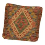 Kézi szövésű Kilim párnahuzat 45x45 afgán díszpárna