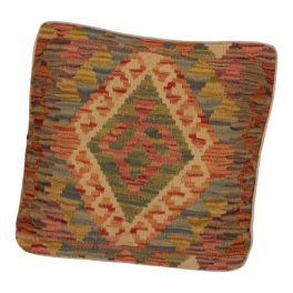 Kézi szövésű Kilim párnahuzat 45x45 afgán díszpárna