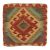 Kilim díszpárna 45x45 kézi szövésű Kelim párnahuzat