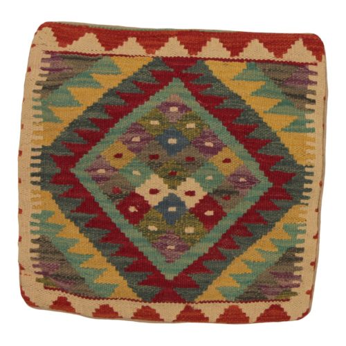 Kilim díszpárna 45x45 kézi szövésű párnahuzat