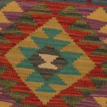 Kilim díszpárna 45x45 kézi szövésű párnahuzat