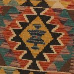 Kézi szövésű Kilim párnahuzat 45x45 afgán díszpárna