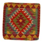Kézi szövésű Kilim párnahuzat 45x45 afgán díszpárna