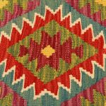 Kézi szövésű Kilim párnahuzat 45x45 afgán díszpárna