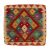 Kilim díszpárna 45x45 kézi szövésű Kelim párnahuzat
