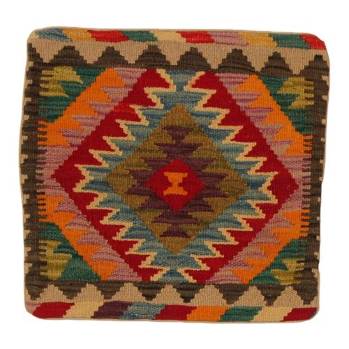 Kilim díszpárna 45x45 kézi szövésű párnahuzat