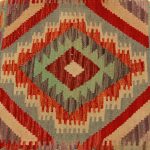 Kilim díszpárna 45x45 kézi szövésű párnahuzat
