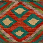 Kilim díszpárna 45x45 kézi szövésű párnahuzat